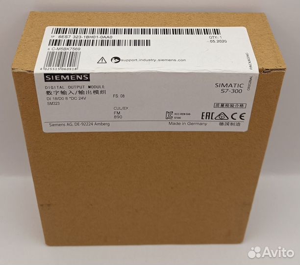 6ES7323-1BH01-0AA0 Мод. дискретного I/O S7-300