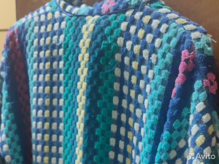 Халат махровый женский длинный