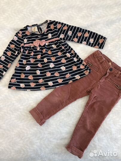 Детские вещи пакетом для девочек 86-104