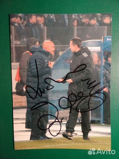 Автографы тренеров Зенита: Спалетти, Петржела