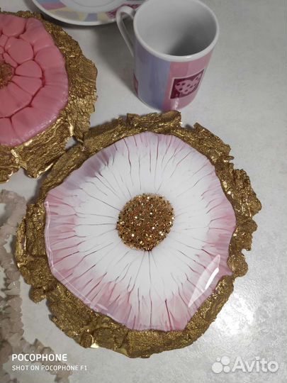 Подстаканники из эпоксидной смолы