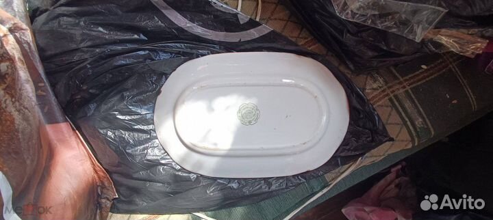 Блюдо агитфарфор