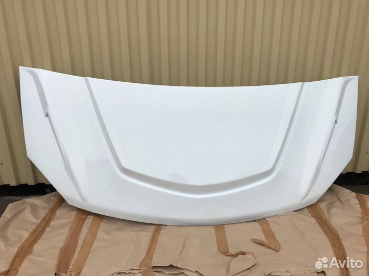 Капот на Газель Next тюнинг цвет Белый 202
