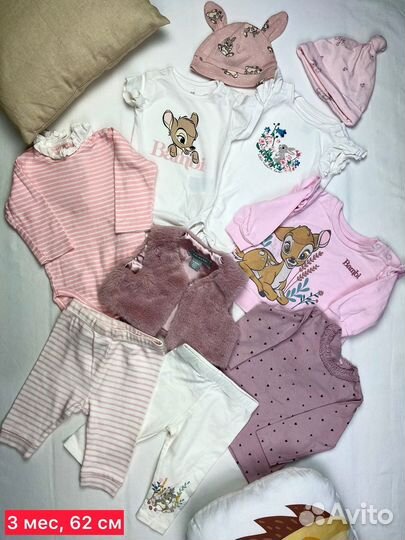 Пакет одежды на девочку 56-62