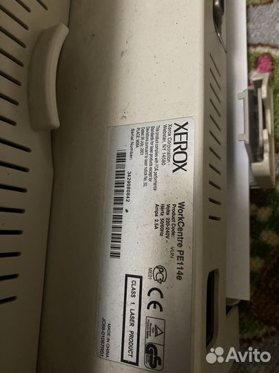 Принтер xerox