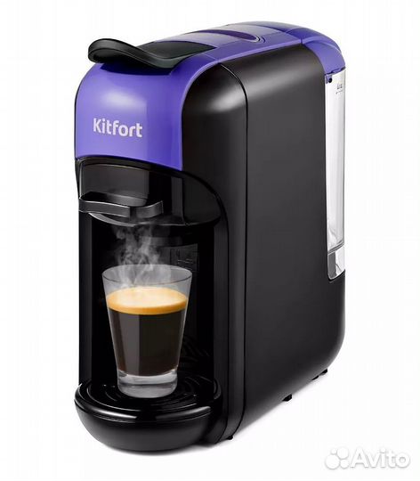 Капсульная кофеварка «3 в 1» Kitfort кт-7105-1, чё