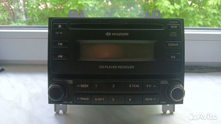 Штатная магнитола на hyundai elantra 4 HD