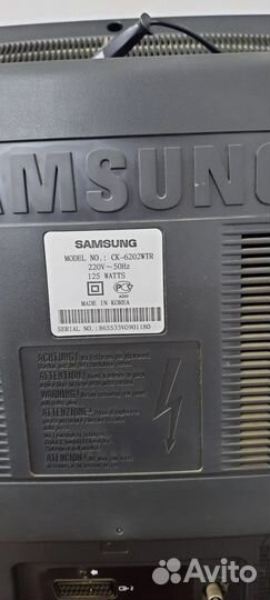 Телевизор samsung CK-6202WTR