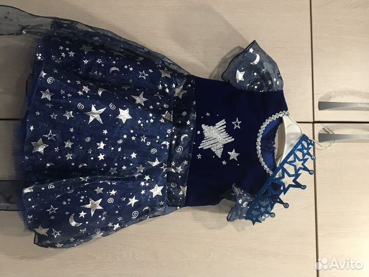 Новогодний костюм звёздочка 3-4 года