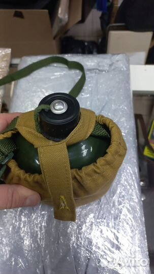 Фляга походная (1 л) с чехлом