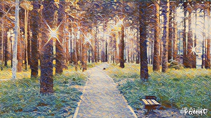 Фотокартина Фонари- Ангарск, природа