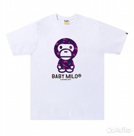 Футболка Bape Baby Milo белый