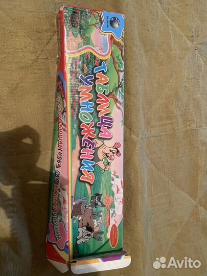 Таблица умножения плакат