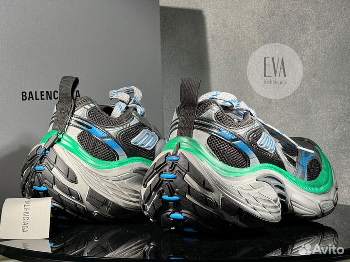 Кроссовки Balenciaga 10XL Sneaker Grey Green