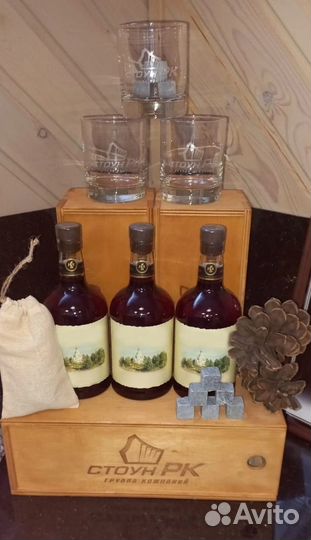 Набор барный и камни для виски