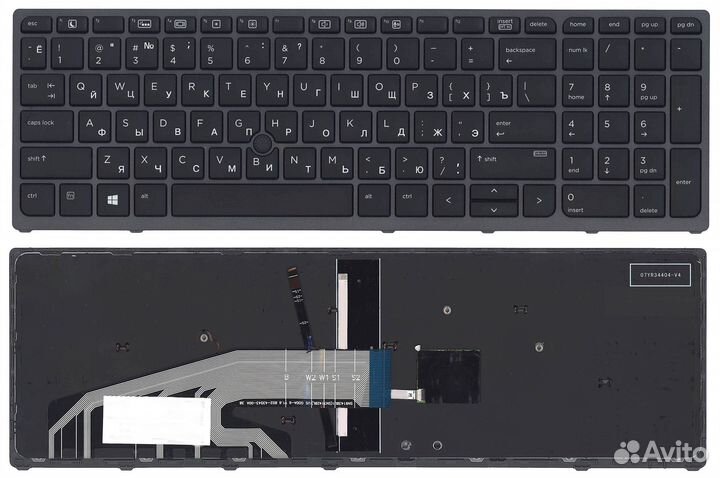 Клавиатура для HP ZBook 15 G3 G4 17 G3 G4 p/n: PK