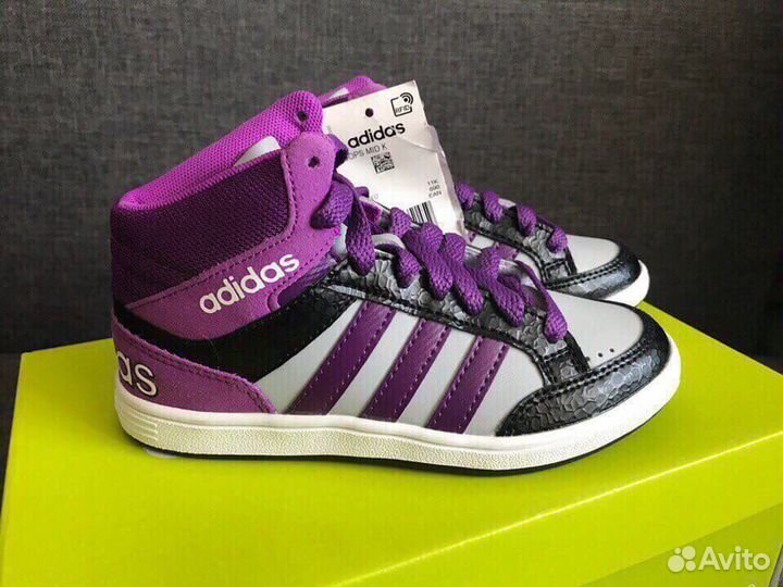 Кроссовки высокие Adidas Hoops