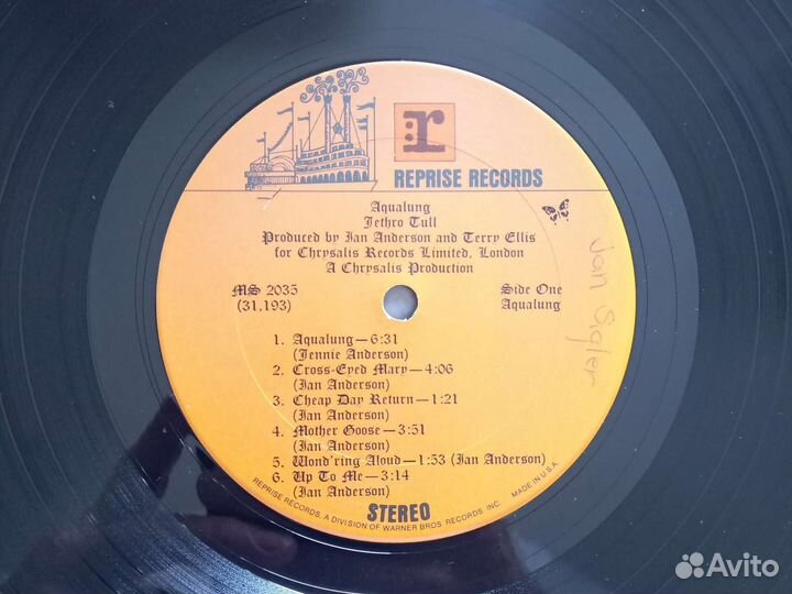 Jethro Tull. Aqualung. 1971, US Reprise