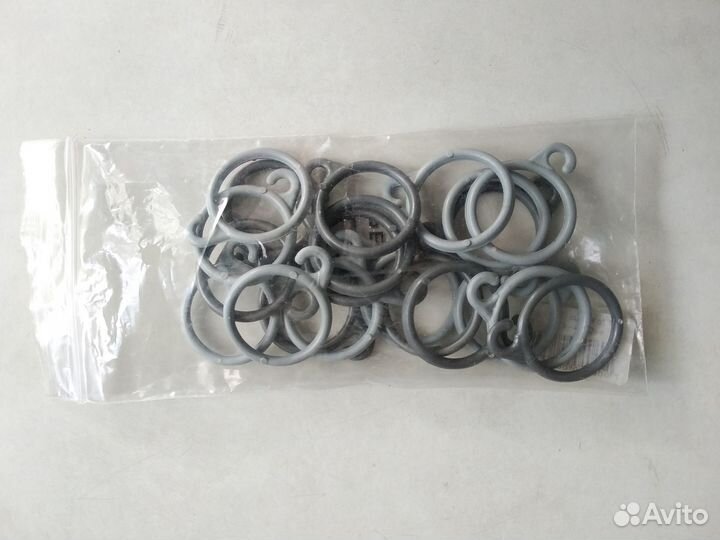 Кольца для штор, крючки для штор