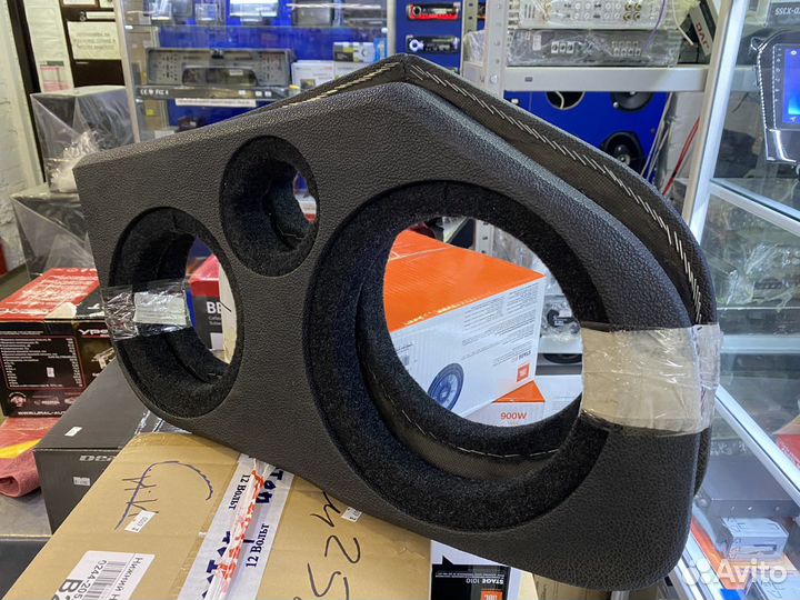 Акустический подиум Лада Приора 20+16+рупор