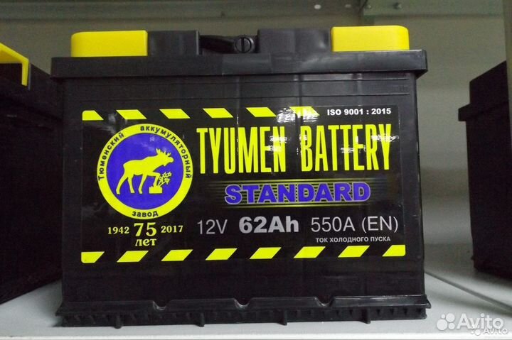 Акб Тюмень Стандарт 62 Ач