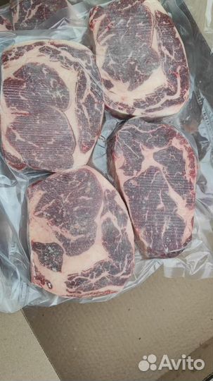 Мраморный Стейк Рибай, говядина с фермы