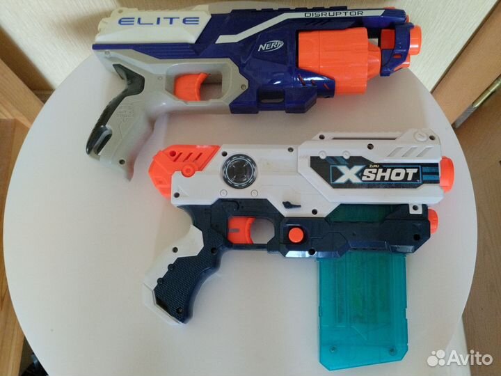 Блестер Nerf elite+бластер zuru Xshot