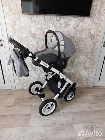 Verdi Faster 3 в 1(серый Лен) Доставка