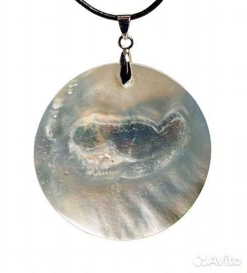 Кулон из перламутра Кот A2024450