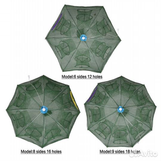Раколовка зонт 6 входов
