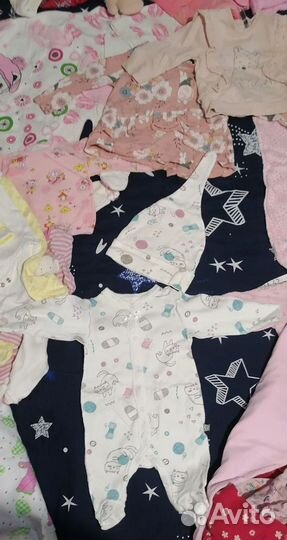 Вещи пакетом для девочки от рождения до 2х лет