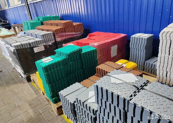 Плитка пвх для склада
