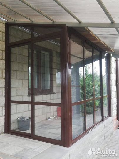 Остекление террас, веранд, беседок