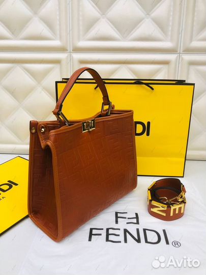 Женская сумка fendi экокожа lux