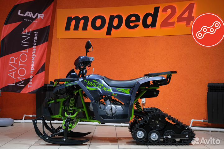 Квадроцикл Motoland 125 wild X с зимним комплектом