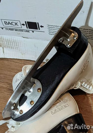 Коньки фигурные Кожа 33 размер