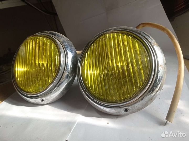 Противотуманные фары СССР жёлтые