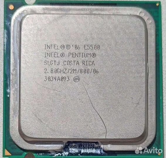 Процессор intel pentium E5500
