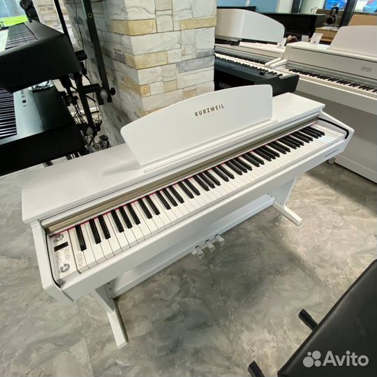 Цифровое пианино Kurzweil M90 WH белое с банкеткой