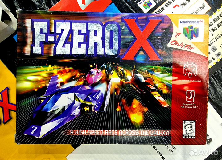 F-zero X для nintendo 64