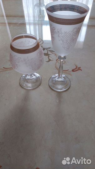 Бокалы для вина,стекло,набор