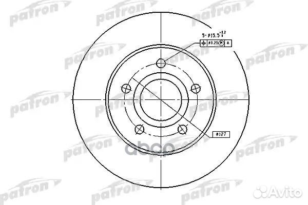 Диск тормозной передн jeep: Grand Cherokee 99-0