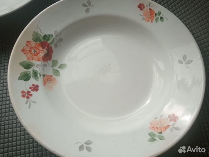 Тарелки СССР Дулево зик большие для первых блюд