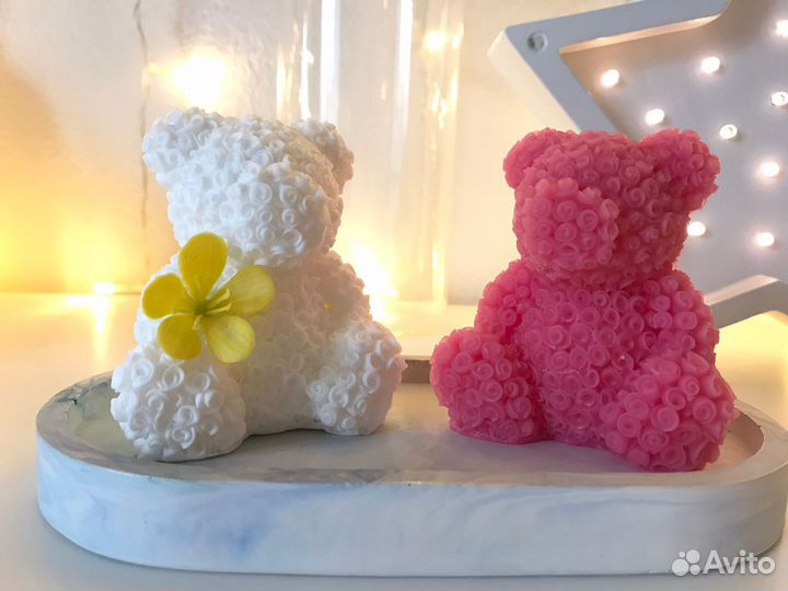 Медведь ручная работа мыло