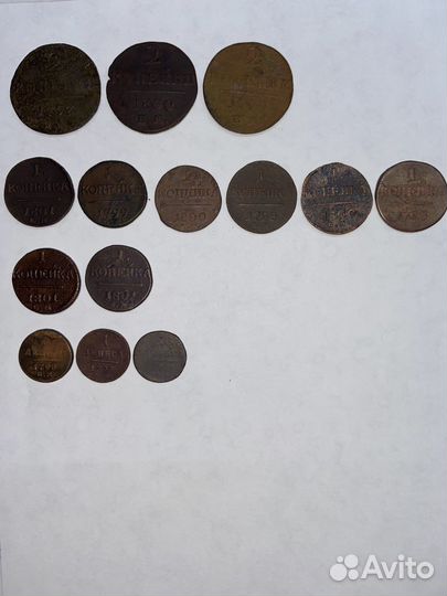 Коллекция монет Павел 1