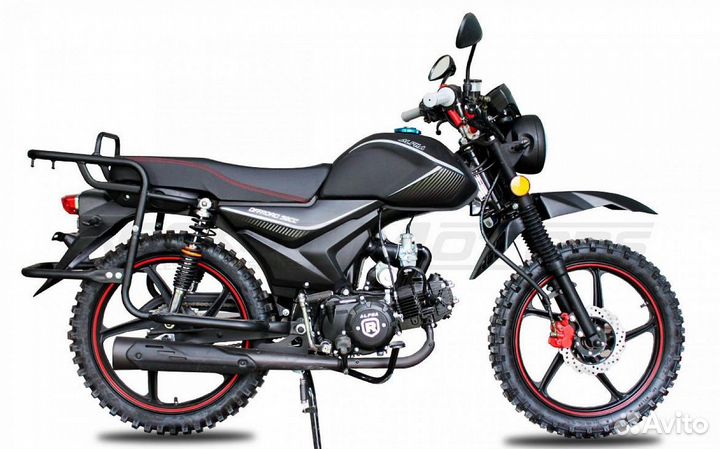 Мопед рокот alpha offroad M-12(чёрный)