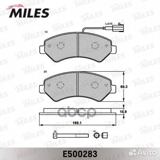 Колодки торм. citroen jumper/fiat ducato/peugeo