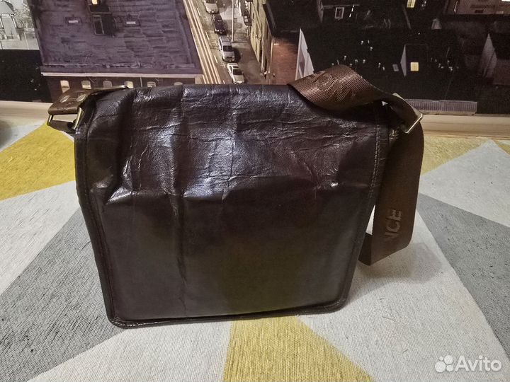 Мужская кожаная сумка б/у