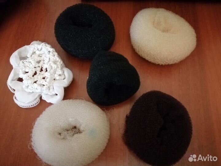 Бублики для волос, сетки для танцев