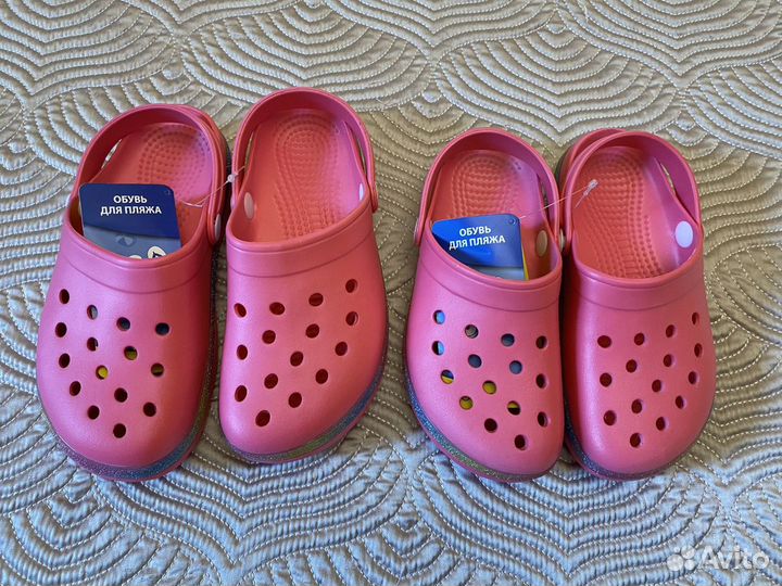 Пляжные шлепки кроксы Котофей 32